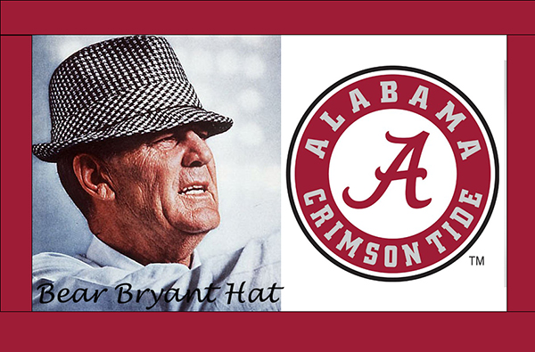 Bear bryant hats