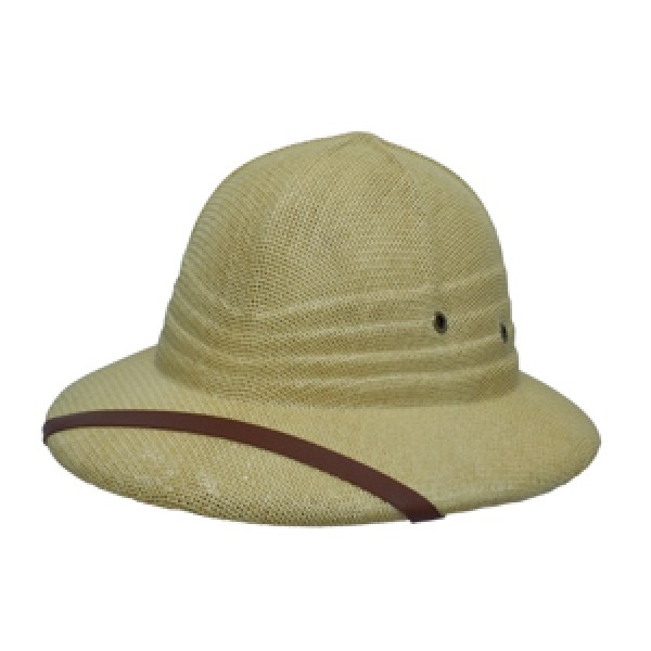 359 Straw Pith Helmet Hat
