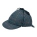 Style: 362 Sherlock Holmes Plaid Cap