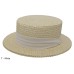 Style: 389 The Boater Straw Hat