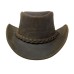 Style: 412 Leather Aussie Hat 
