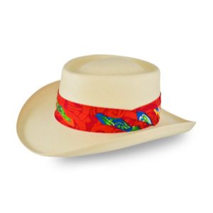 087 Gambler Straw Hat