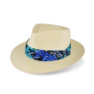 123 Shantung Teardrop Straw Hat