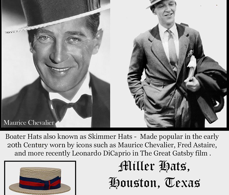Boater Hats by Miller