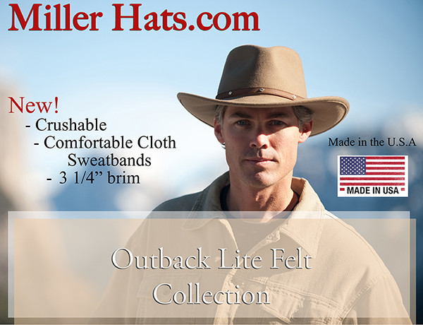 Outback Lite Felt Hats