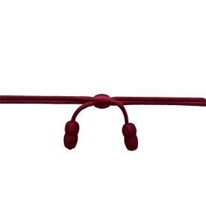 Acorn hat band for Cavalry Hats and Military Hats in solid cardinal red
