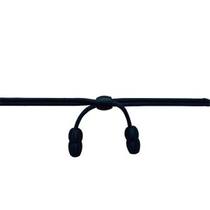 Acorn hat band for Cavalry Hats and Military Hats in solid black