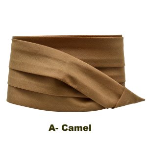 Camel 3 pleat hat band in variety of colors