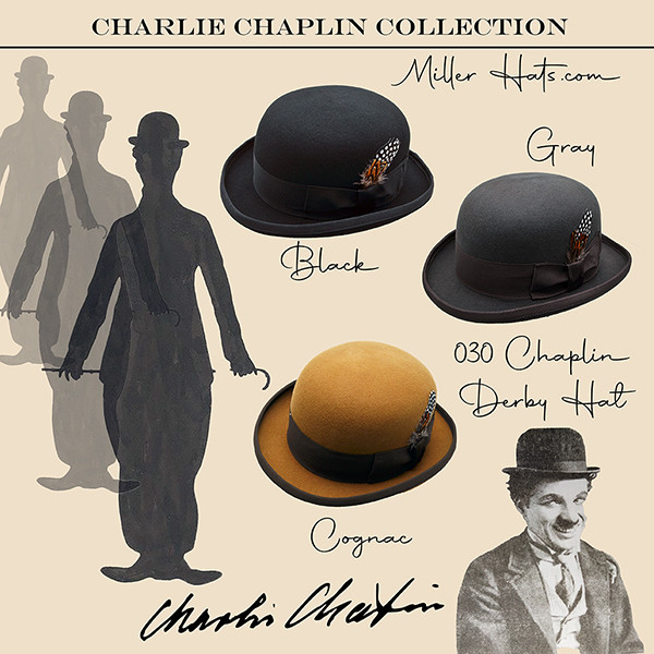 Charlie Chaplin Derby Hats