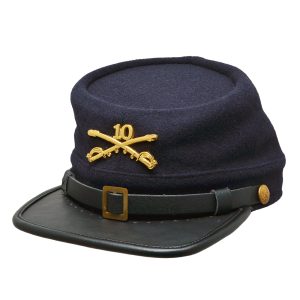 Buffalo soldier kepi cap in union navy blue style 1780