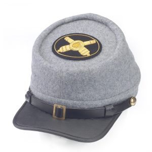 Civil war kepi in confederate gray style 978