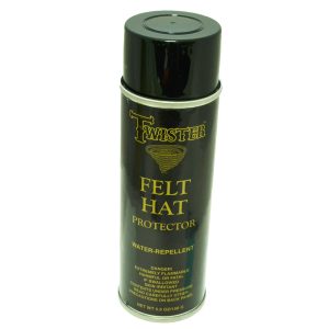 Felt hat protector water repellent for cowboy hats or fedoras