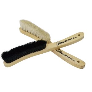 Hat brush for dark and light color hats