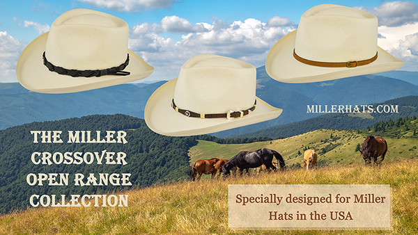 Straw Crossover Hats for Miller