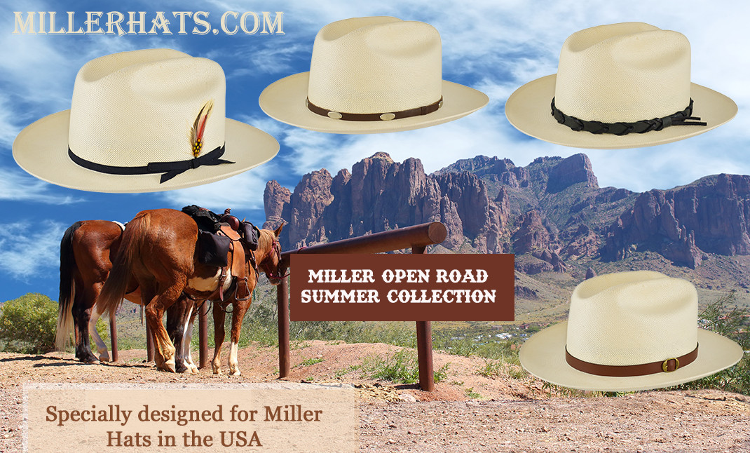 Open Road Straw Hat by Miller