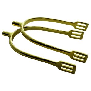 Prince of Wales military spurs in gold tone
